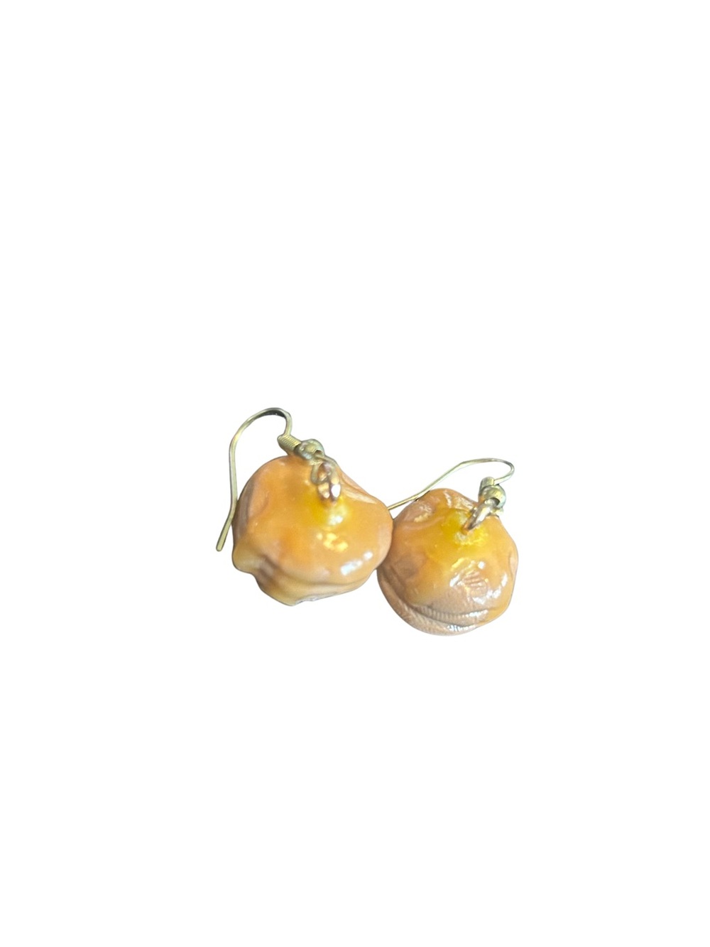 Handcrafted Pancake Stack Drop Earrings